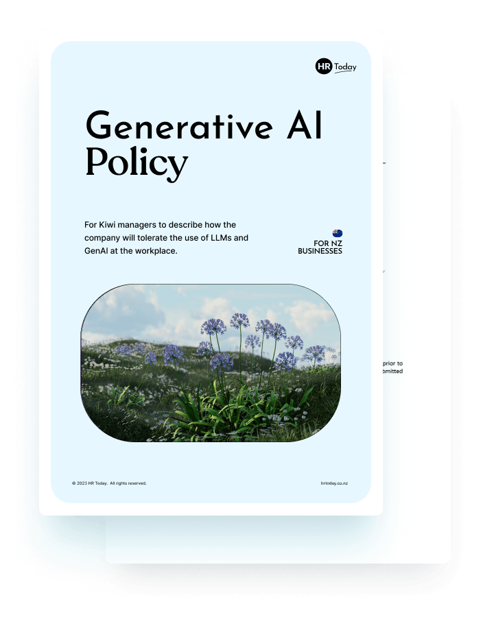 HR Today's Generative AI Policy for NZ businesses