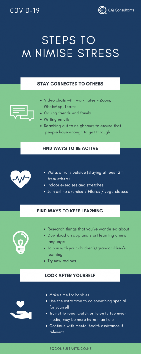 COVID-19: top tips to minimise stress